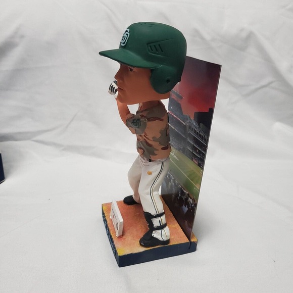 2010 San Diego Padres Bobblehead Camo Kyle Blanks Card #3/5 SGA June 19, 2010 - Picture 3 of 7